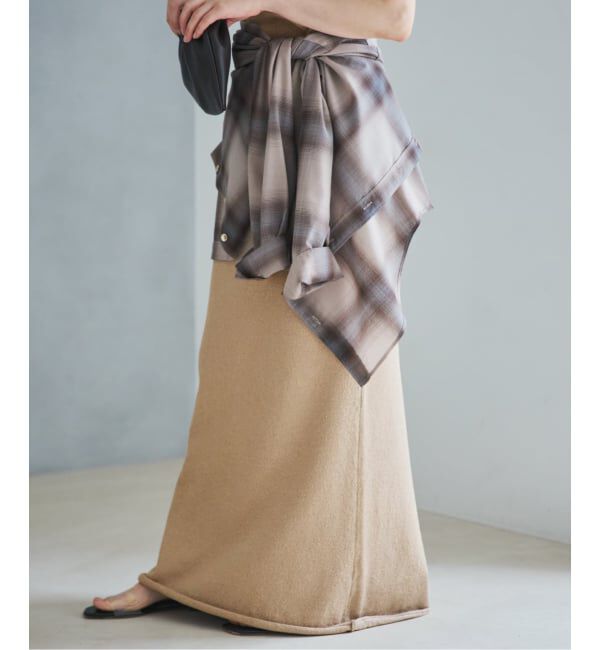 Plage「Paper mix knit スカート」|スカート|