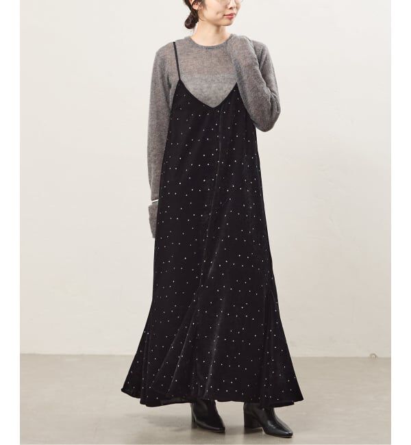 IENA「COUTURE D'ADAM/クチュールドアダム 別注 Glitter Dress ワンピース」|ワンピース|