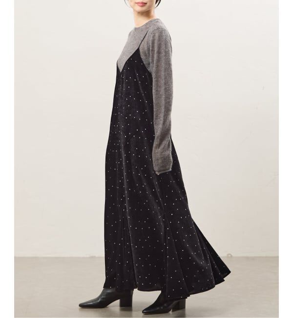 IENA「COUTURE D'ADAM/クチュールドアダム 別注 Glitter Dress ワンピース」|ワンピース|