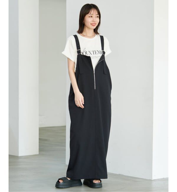SLOBE IENA「《追加予約》UNIVERSAL OVERALL SLOBE別注 ジャンパースカート」|ワンピース|