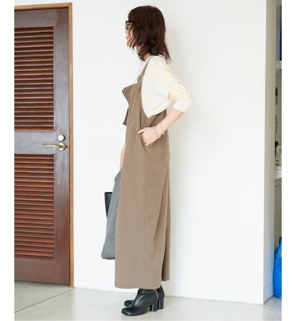 SLOBE IENA「《追加予約》UNIVERSAL OVERALL SLOBE別注 ジャンパースカート」|ワンピース|