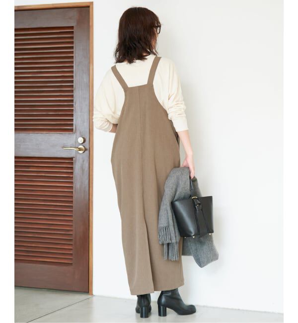 SLOBE IENA「《追加予約》UNIVERSAL OVERALL SLOBE別注 ジャンパースカート」|ワンピース|