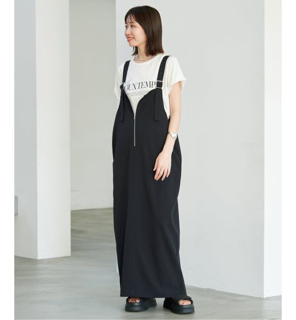 SLOBE IENA「《追加予約》UNIVERSAL OVERALL SLOBE別注 ジャンパースカート」|ワンピース|