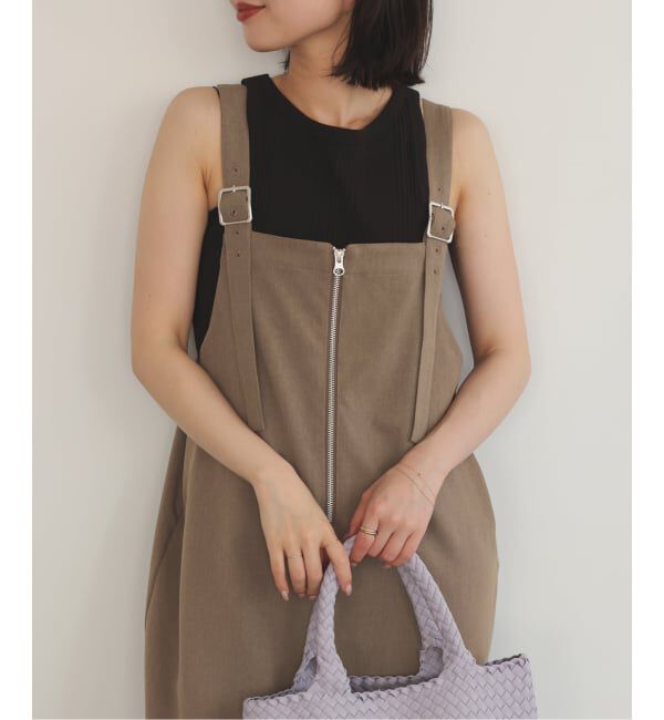 SLOBE IENA「《追加予約》UNIVERSAL OVERALL SLOBE別注 ジャンパースカート」|ワンピース|
