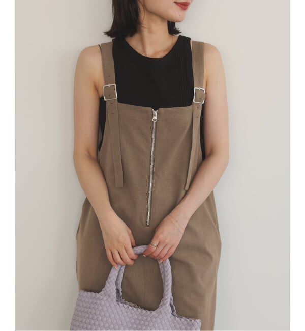 SLOBE IENA「《追加予約》UNIVERSAL OVERALL SLOBE別注 ジャンパースカート」|ワンピース|