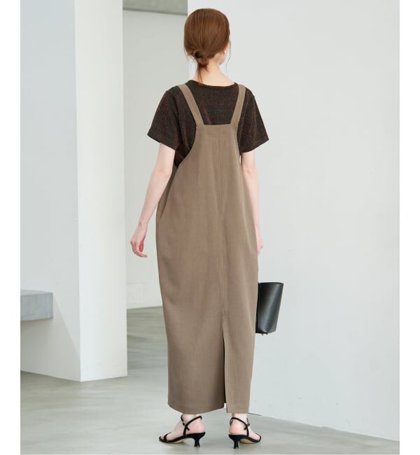 SLOBE IENA「《追加予約》UNIVERSAL OVERALL SLOBE別注 ジャンパースカート」|ワンピース|