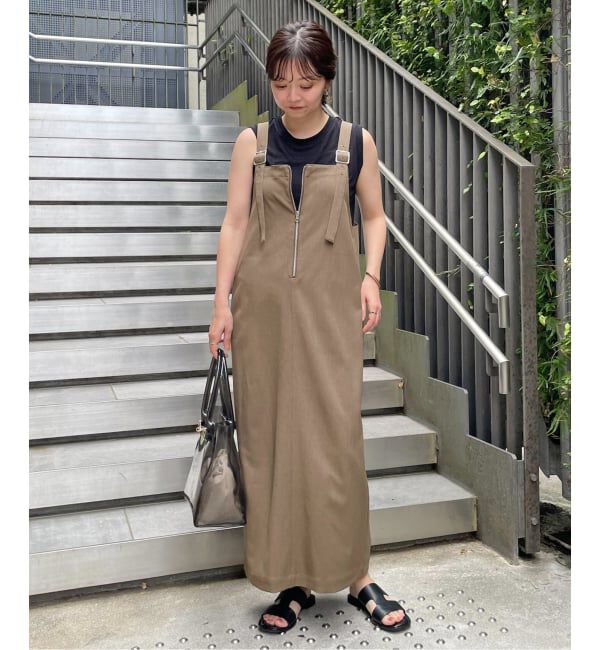 SLOBE IENA「《追加予約》UNIVERSAL OVERALL SLOBE別注 ジャンパースカート」|ワンピース|