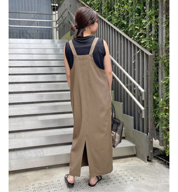 SLOBE IENA「《追加予約》UNIVERSAL OVERALL SLOBE別注 ジャンパースカート」|ワンピース|