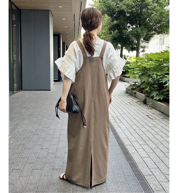 SLOBE IENA「《追加予約》UNIVERSAL OVERALL SLOBE別注 ジャンパースカート」|ワンピース|