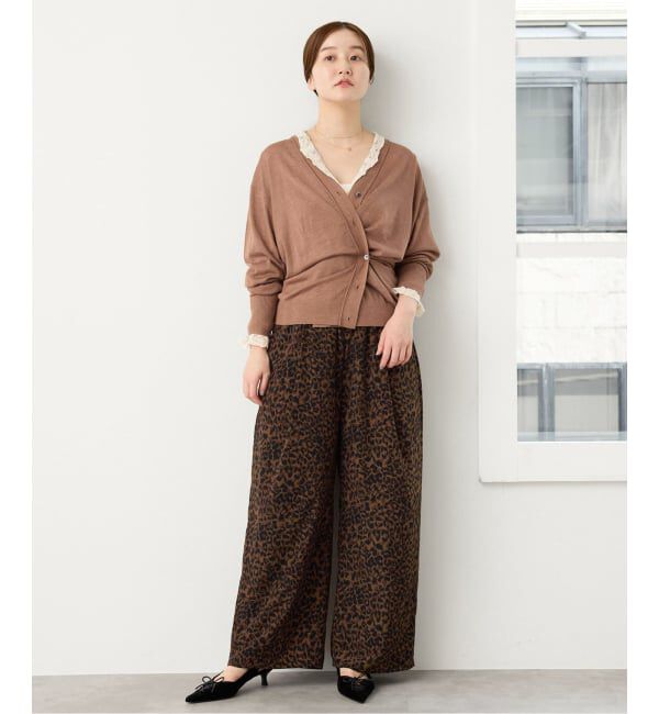 IENA「《予約》レオパードタックパンツ」|その他|