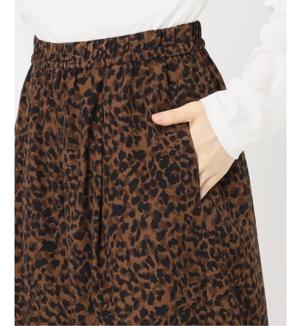 IENA「《予約》レオパードタックパンツ」|その他|