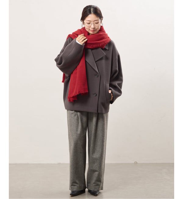 IENA「《予約》NIMNIMDUAI/ニムニムデュアイ THICK PASHMINA WOOL STOLE ストール」|ストール|