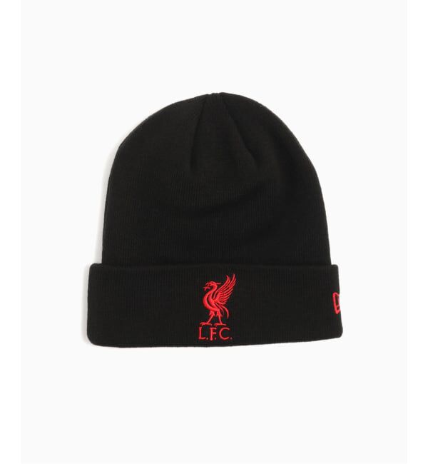 Liverpool FC「【NEW ERA / ニューエラ】LFC NE CUFF BEANIE」|ニット帽|ブラック A