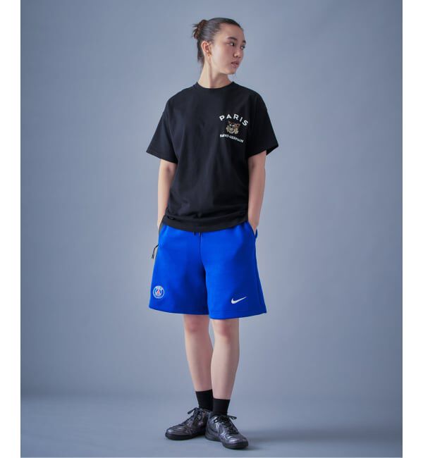 Paris Saint-Germain「【Paris Saint-Germain】カレッジロゴ刺しゅう Tシャツ」|Tシャツ・カットソー|