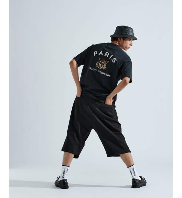 Paris Saint-Germain「【Paris Saint-Germain】カレッジロゴ刺しゅう Tシャツ」|Tシャツ・カットソー|