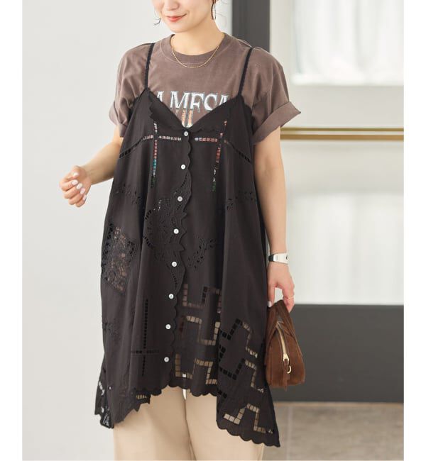 JOURNAL STANDARD「INDIA カットワークレースワンピース」|ワンピース|