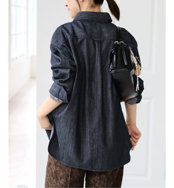 U by SPICK&SPAN「ライトデニムカーペンターシャツ」|シャツ・ブラウス|