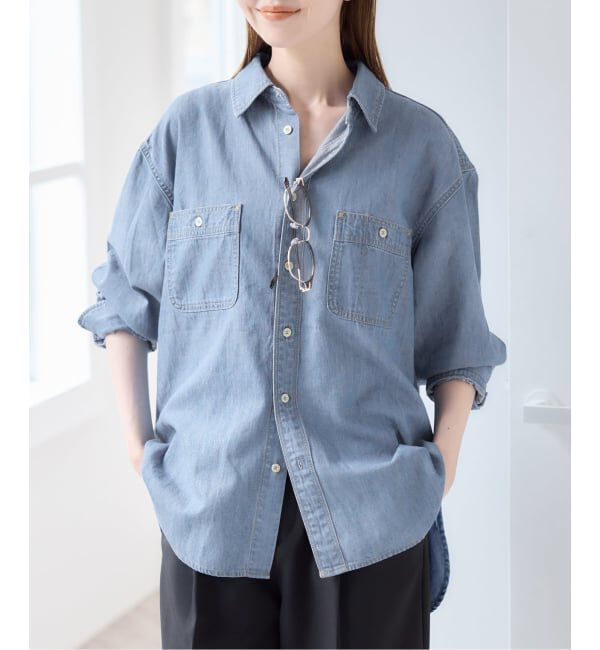 U by SPICK&SPAN「ライトデニムカーペンターシャツ」|シャツ・ブラウス|
