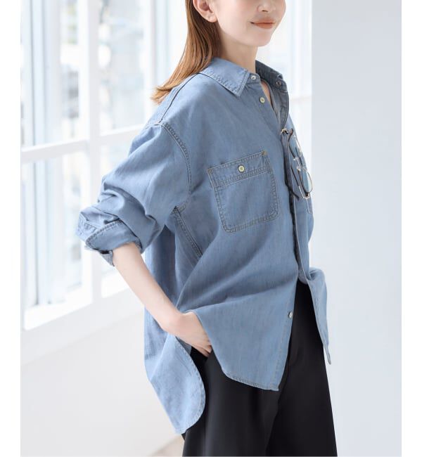 U by SPICK&SPAN「ライトデニムカーペンターシャツ」|シャツ・ブラウス|