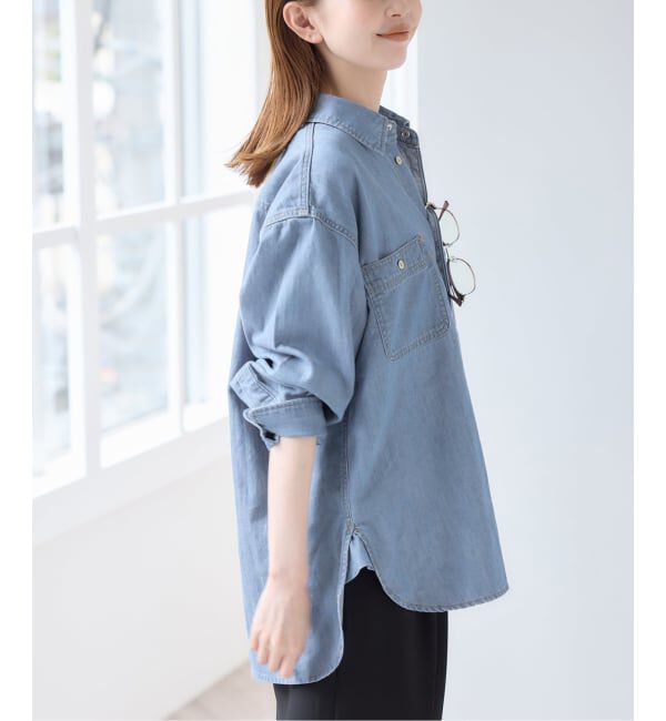 U by SPICK&SPAN「ライトデニムカーペンターシャツ」|シャツ・ブラウス|