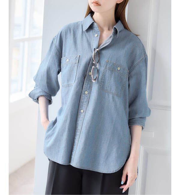 U by SPICK&SPAN「ライトデニムカーペンターシャツ」|シャツ・ブラウス|