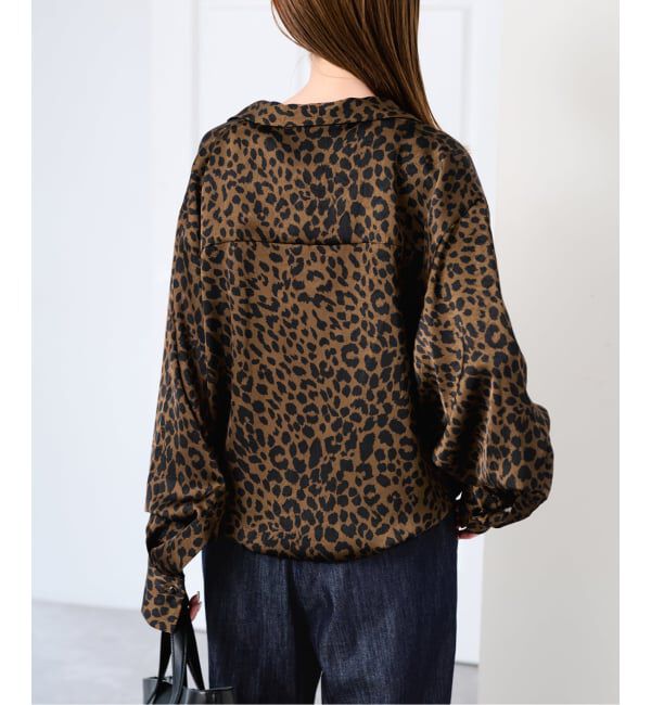 U by SPICK&SPAN「ARCHIVE STANCE/アーカイブスタンス leopard dolman shirt」|シャツ・ブラウス|