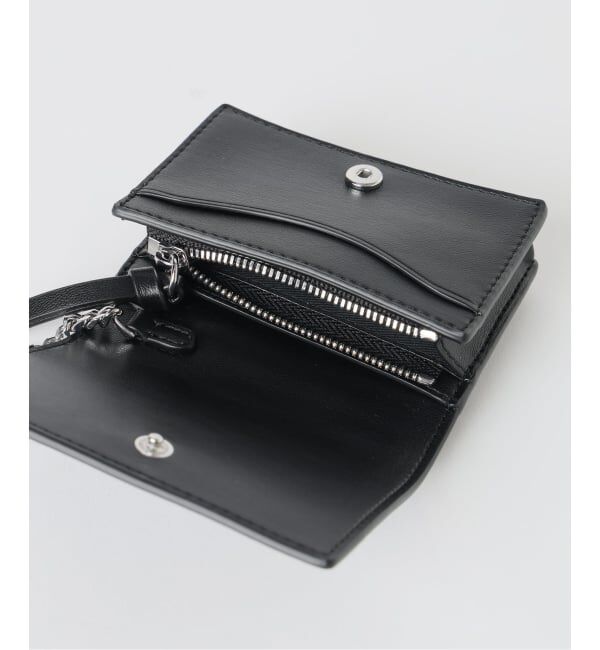 U by SPICK&SPAN「《新宿・WEB限定》GANNI / ガニー Bou Card Holder with Flap Heart Studs」|名刺入れ・カードケース|