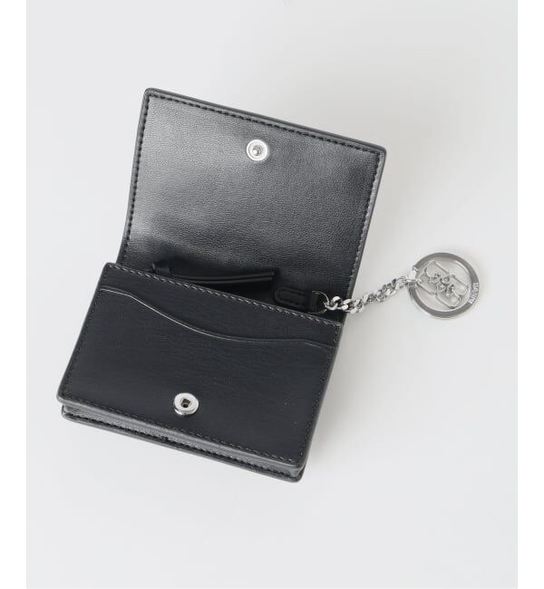 U by SPICK&SPAN「《新宿・WEB限定》GANNI / ガニー Bou Card Holder with Flap Heart Studs」|名刺入れ・カードケース|