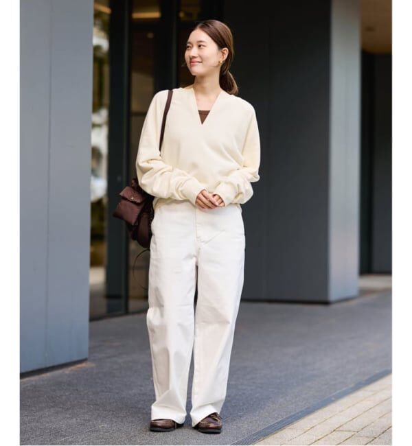 FRAMeWORK「≪追加≫Butter Terry キーネックスウェット」|スウェット・ジャージ|
