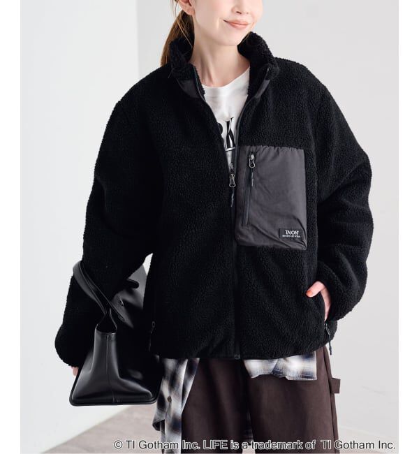 U by SPICK&SPAN「《予約》TAION / タイオン MOUNTAIN BOA FLEECE HIGH NECK JACK」|その他|