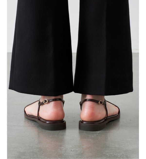 GRISE「《WEB+一部店舗限定》GRISEメタルリングクロストングサンダル」|サンダル|