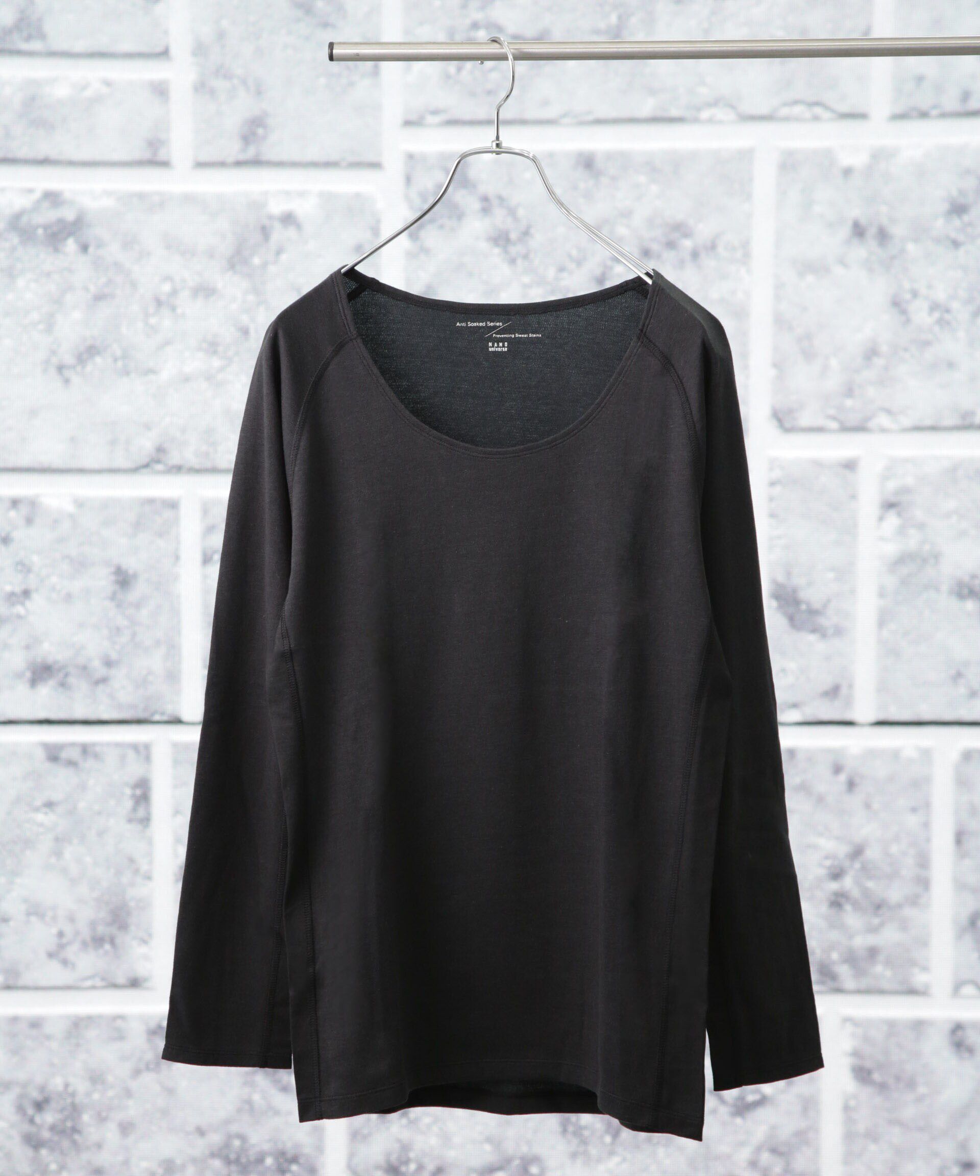 NANO universe「Anti Soaked(R)Plus インナーTシャツ 長袖」|Tシャツ・カットソー|