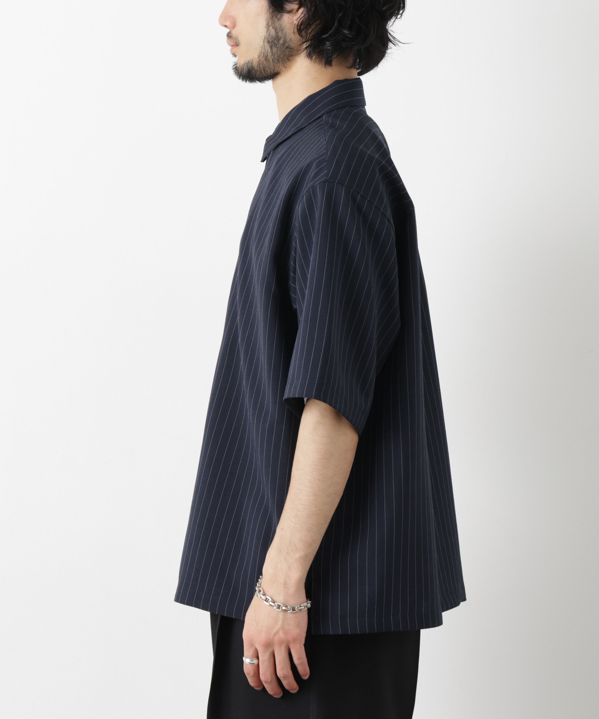 nano･universe「「メランジドライ」ZIPシャツブルゾン(セットアップ可)」|シャツ・ブラウス|