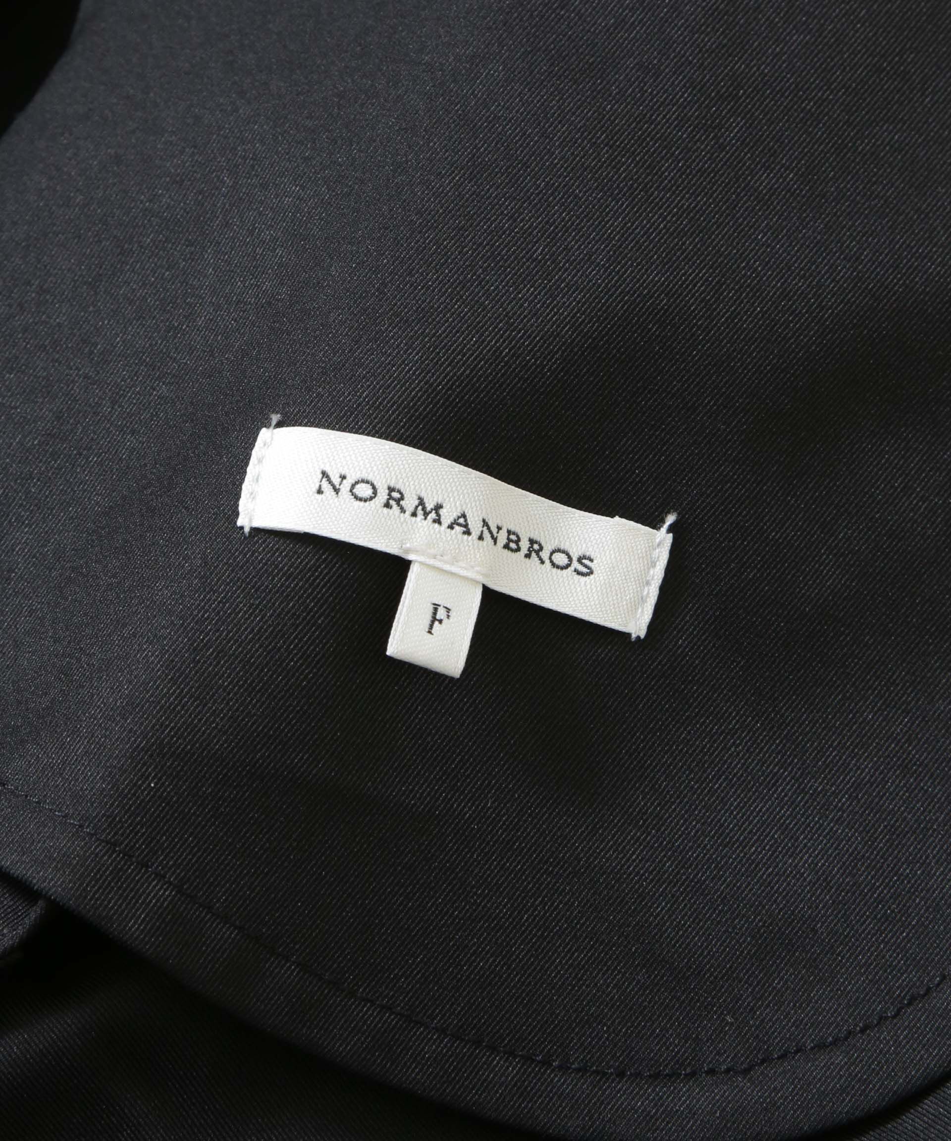 NANO universe「NORMANBROS/変形裾タックオーバーワイドパンツ」|チノ|