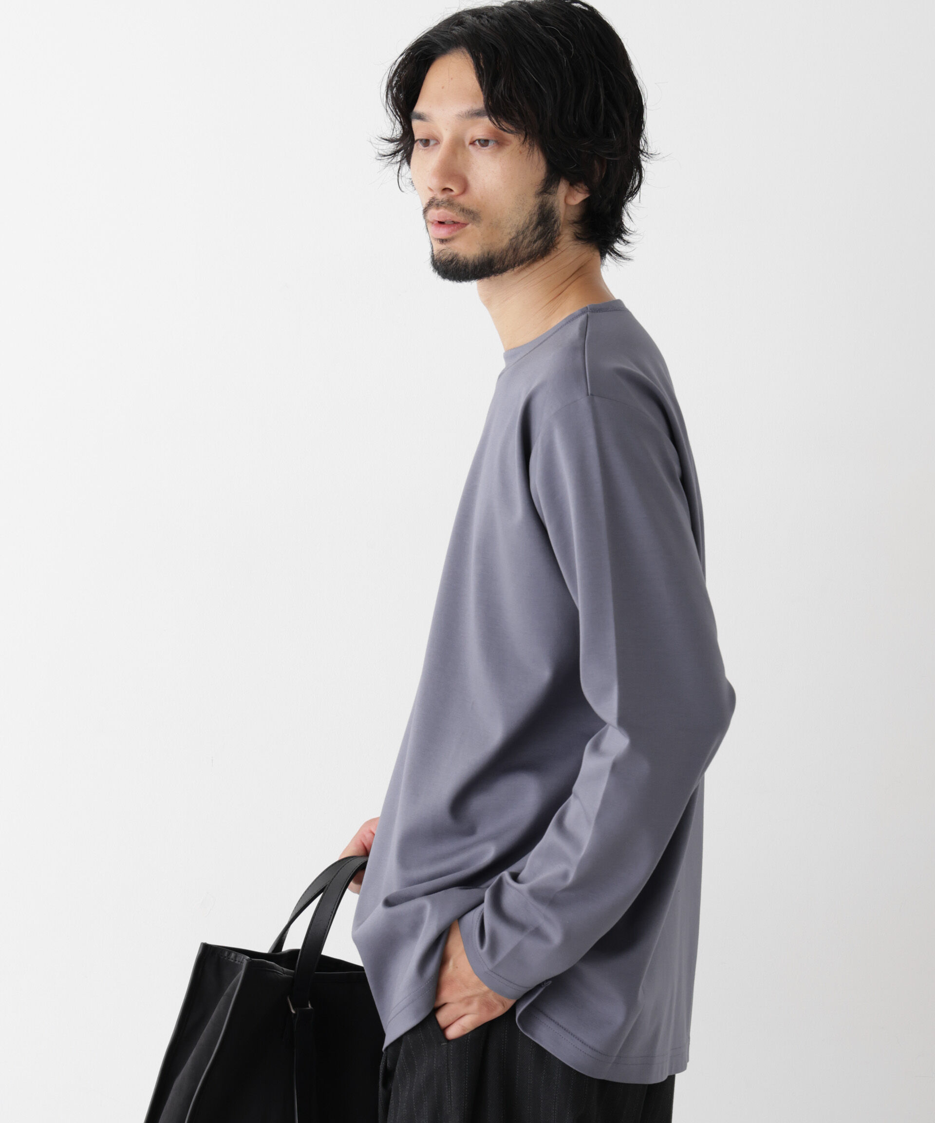 NANO universe「｢ﾓﾀﾞﾝｺﾝﾌｫｰﾄｼﾘｰｽﾞ｣ﾓｸﾛﾃﾞｨ ﾎﾞｰﾄﾈｯｸ ｻｲ  」|Tシャツ・カットソー|