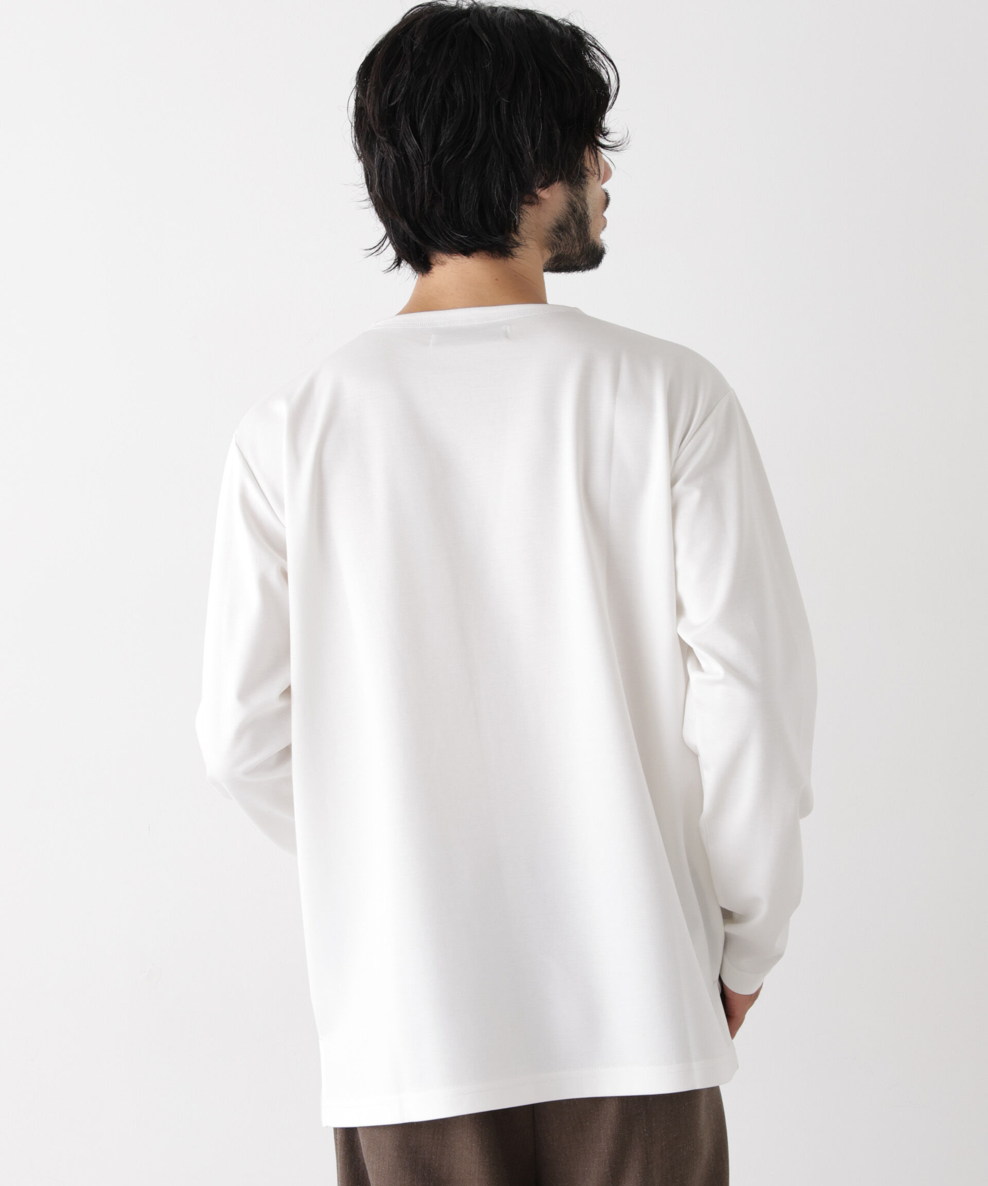 NANO universe「｢ﾓﾀﾞﾝｺﾝﾌｫｰﾄｼﾘｰｽﾞ｣ﾓｸﾛﾃﾞｨ ﾎﾞｰﾄﾈｯｸ ｻｲ  」|Tシャツ・カットソー|