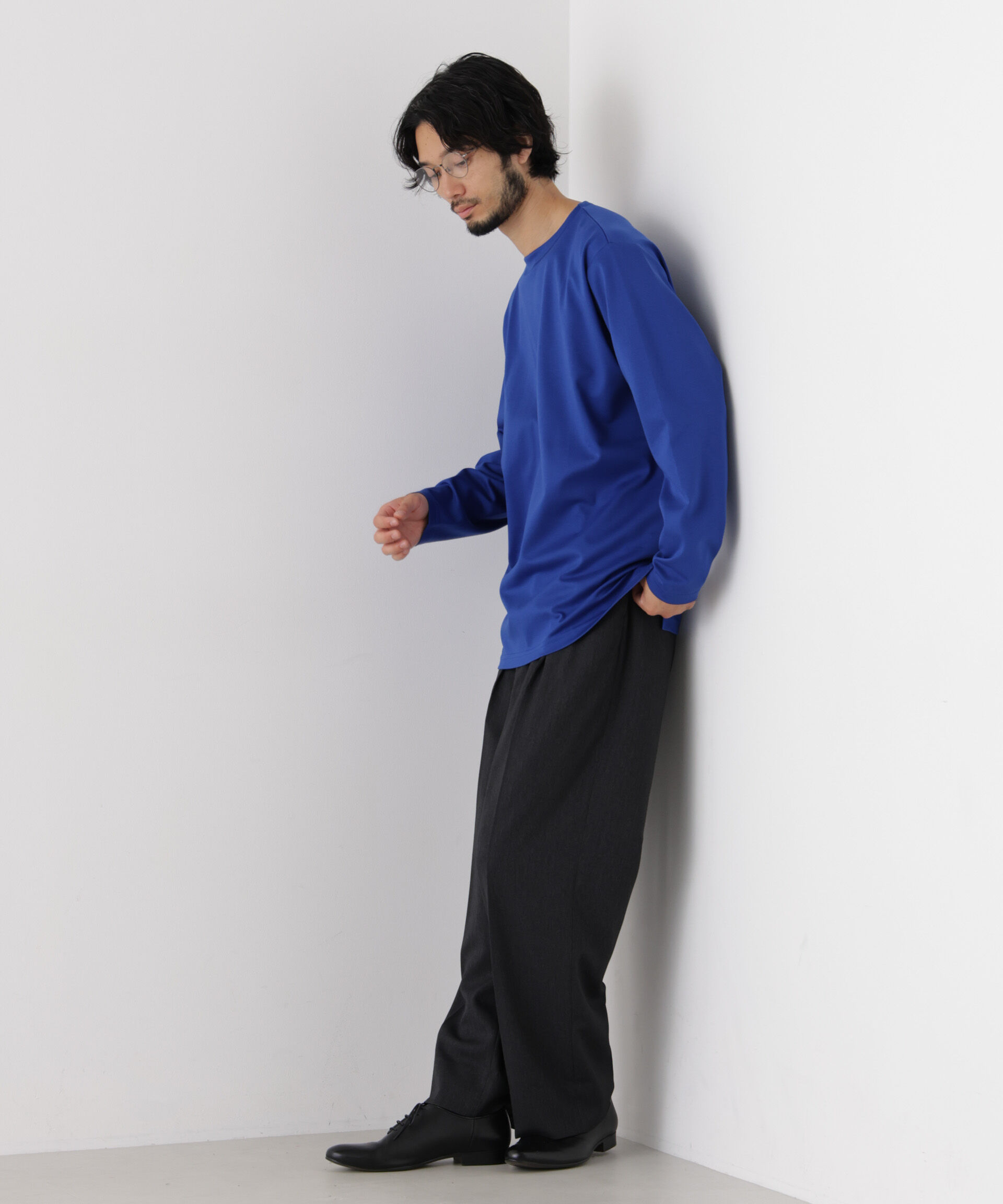 NANO universe「｢ﾓﾀﾞﾝｺﾝﾌｫｰﾄｼﾘｰｽﾞ｣ﾓｸﾛﾃﾞｨ ﾎﾞｰﾄﾈｯｸ ｻｲ  」|Tシャツ・カットソー|
