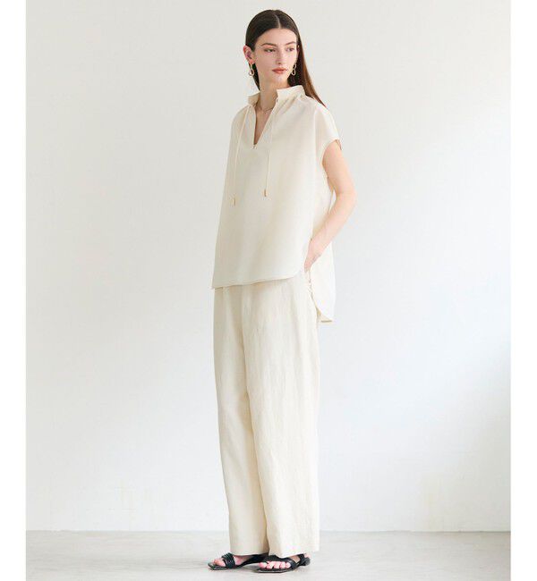 BEIGE,「SPINEL / タックギャザー ワイドパンツ」|その他|