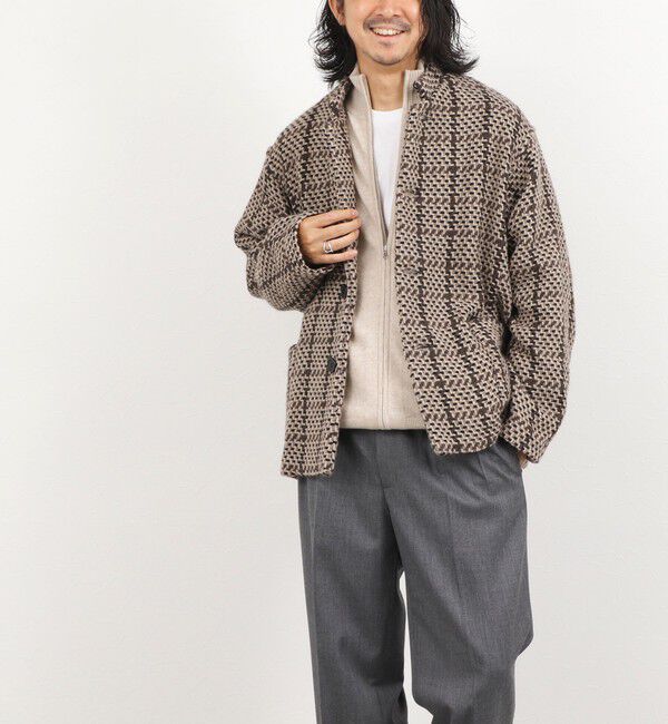 NOLLEY'S goodman「【John Branigan/ジョン・ブラニガン】別注ショートニットブルゾン 26AW」|ニット・セーター|