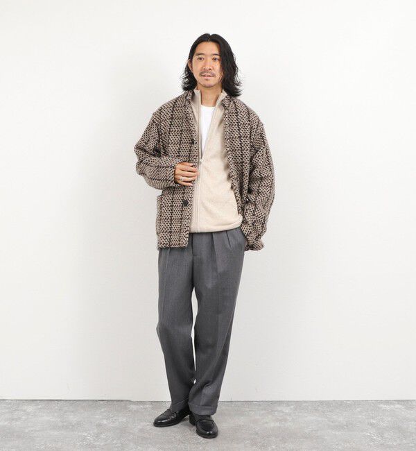 NOLLEY'S goodman「【John Branigan/ジョン・ブラニガン】別注ショートニットブルゾン 26AW」|ニット・セーター|
