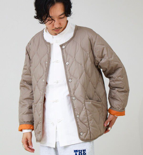GLOSTER「【WEB限定】【TAION/タイオン】別注 ミリタリー クルーネック ライナージャケット」|ダウン|