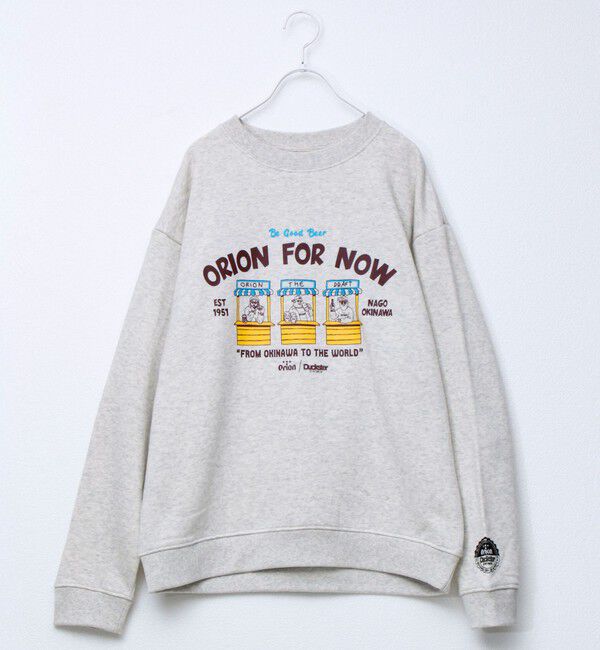 FREDY MAC「【ORION &times; Duckster】オリオンビールコラボ 裏起毛クルーネックスウェット」|スウェット・ジャージ|エクリュ