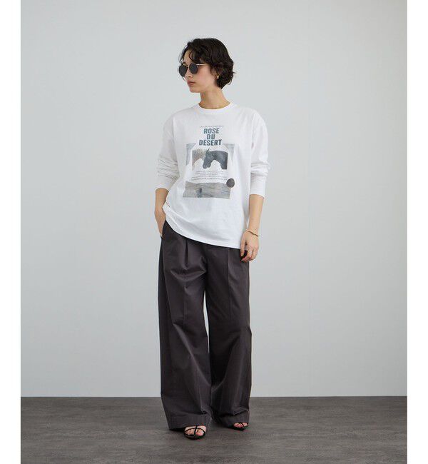 SALON adam et rope'「tacca Cギャバ STYLE UP TACK PANTS」|チノ|