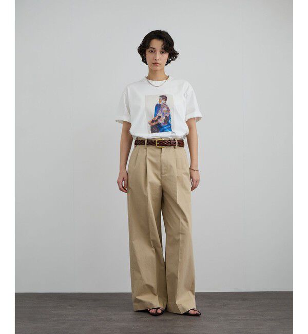 SALON adam et rope'「tacca Cギャバ STYLE UP TACK PANTS」|チノ|