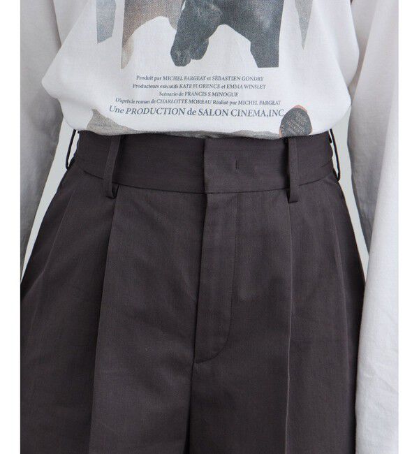 SALON adam et rope'「tacca Cギャバ STYLE UP TACK PANTS」|チノ|