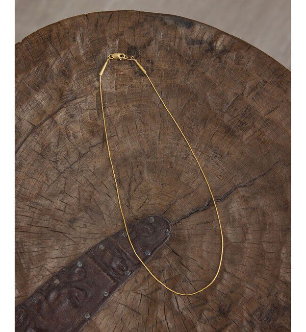 SALON adam et rope'「【Native SilverStreams（ネイティブ・シルバーストリームズ）】 liquid silver necklace 1st 45cm GP」|ネックレス|