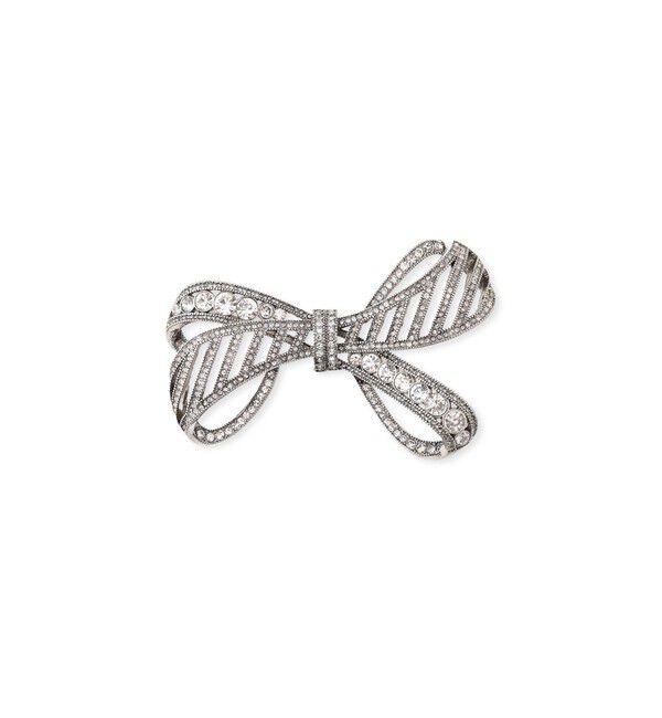 ROPE「ビジューリボンブローチ(RIBBON BROOCH)」|ブローチ・コサージュ|