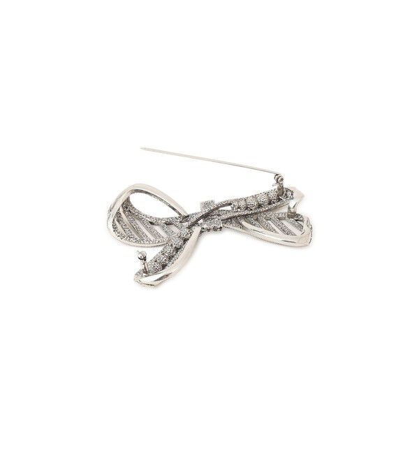 ROPE「ビジューリボンブローチ(RIBBON BROOCH)」|ブローチ・コサージュ|