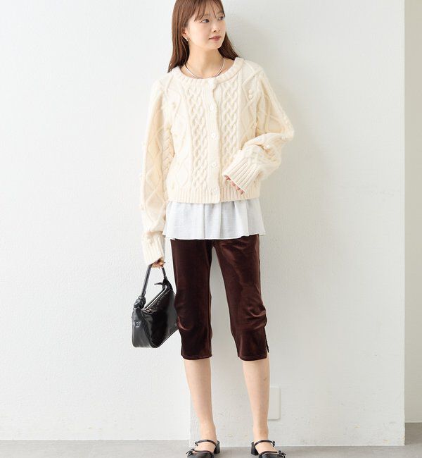  「スリットギャザーサブリナパンツ」|その他|