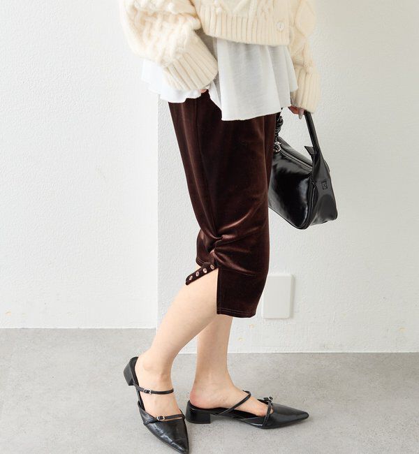  「スリットギャザーサブリナパンツ」|その他|